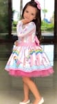 Рокля дълъг ръкав с чантичка My Little Pony