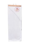 Бебешка хавлия, бял цвят