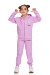Детски спортен екип момиче с еднорог, лилав цвят