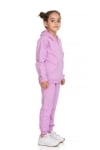 Детски спортен екип момиче с еднорог, лилав цвят
