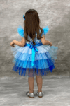 Детска официална рокля Frozen, син цвят
