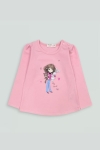 Детска блуза за момиче, розов цвят