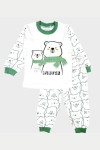 Бебешка пижама за момче, зелен цвят