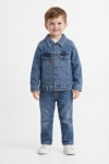 Детско дънково яке, син цвят