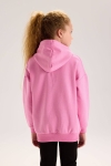 Детски суитшърт момиче вата, розов цвят