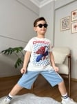 Детски комплект за момче Spiderman, син цвят