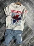 Детски комплект за момче Spiderman, син цвят