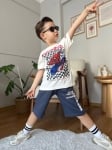 Детски комплект за момче Spiderman, син цвят