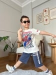 Детски комплект за момче Spiderman, син цвят