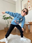 Детски комплект за момче, син цвят