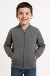 Детска жилетка, сив цвят