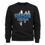 Детска блуза за момче с дълъг ръкав, черен цвят 